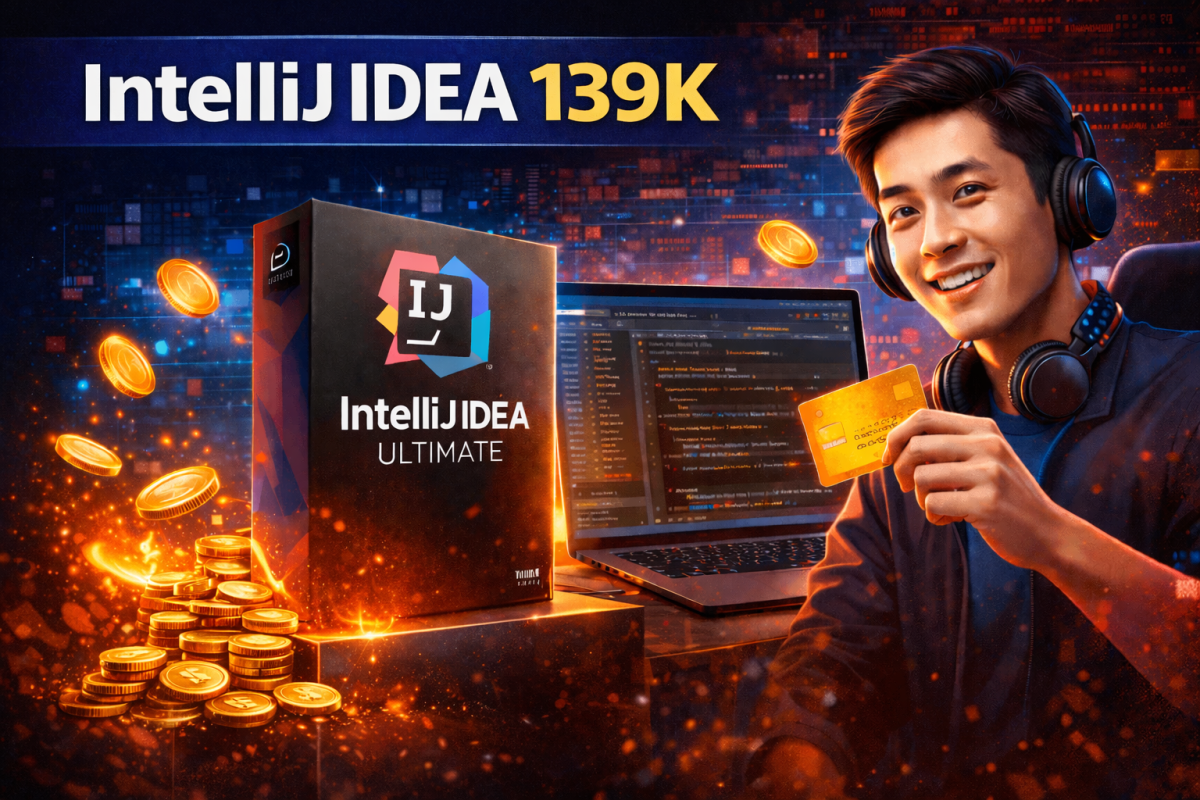 Mua Bản Quyền IntelliJ IDEA Ultimate 1 Năm Giá Rẻ Chỉ 139K