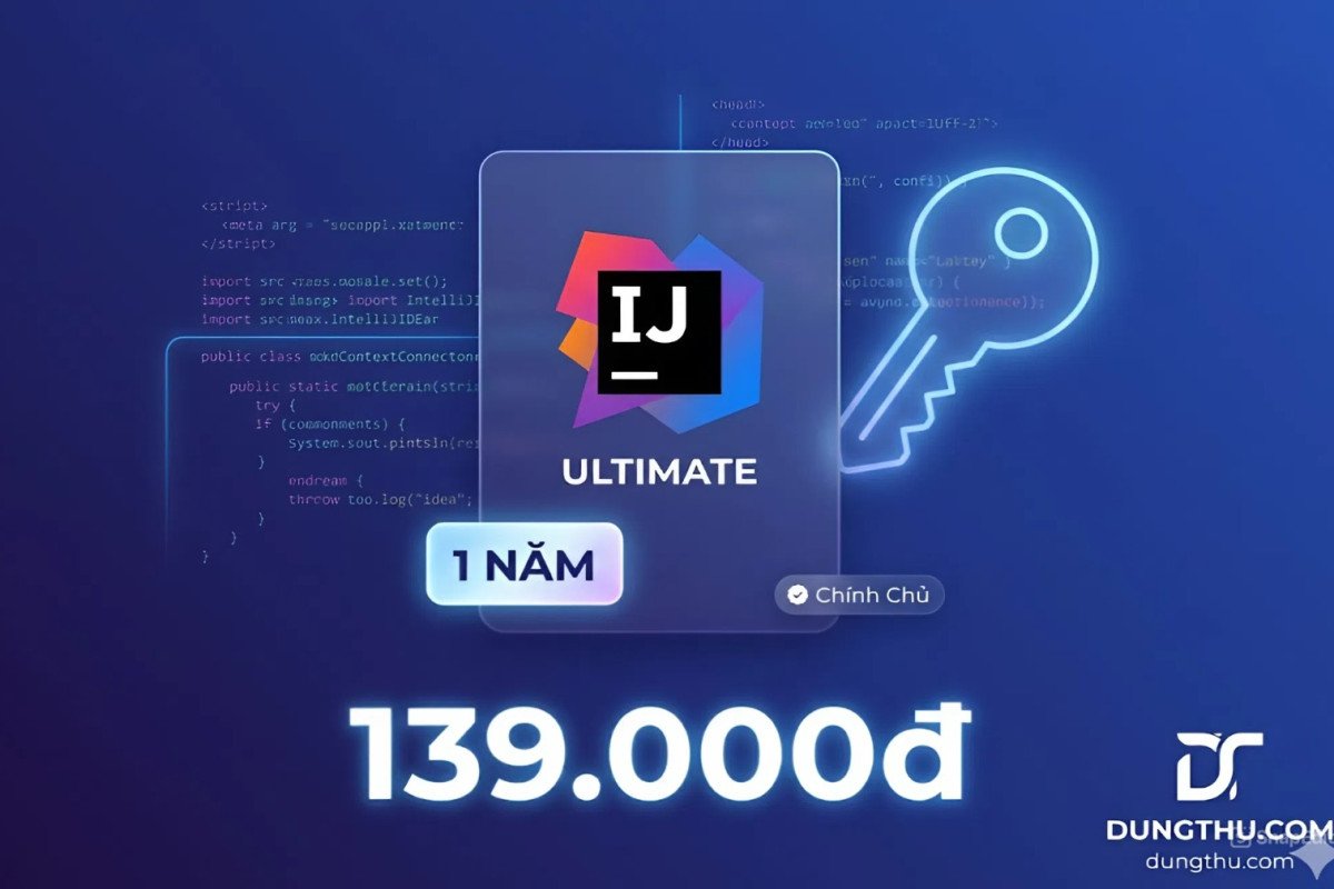 🔥Xả Kho 4 Key IntelliJ IDEA Ultimate 1 Năm Chỉ 139K - Mua Ngay!