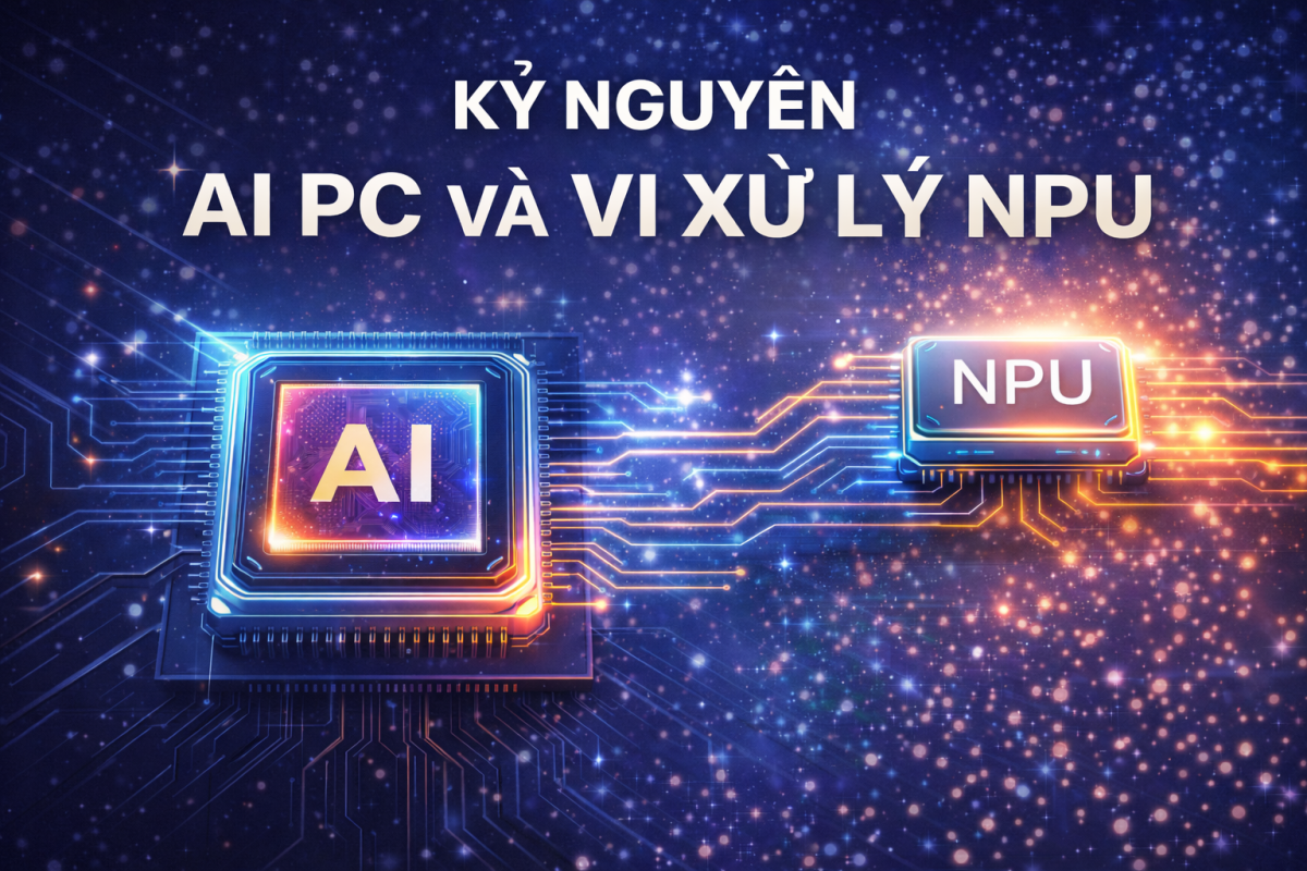 💻 Kỷ Nguyên AI PC Và Vi Xử Lý NPU: Máy Tính Đang Trở Nên Thông Minh Hơn Bao Giờ Hết