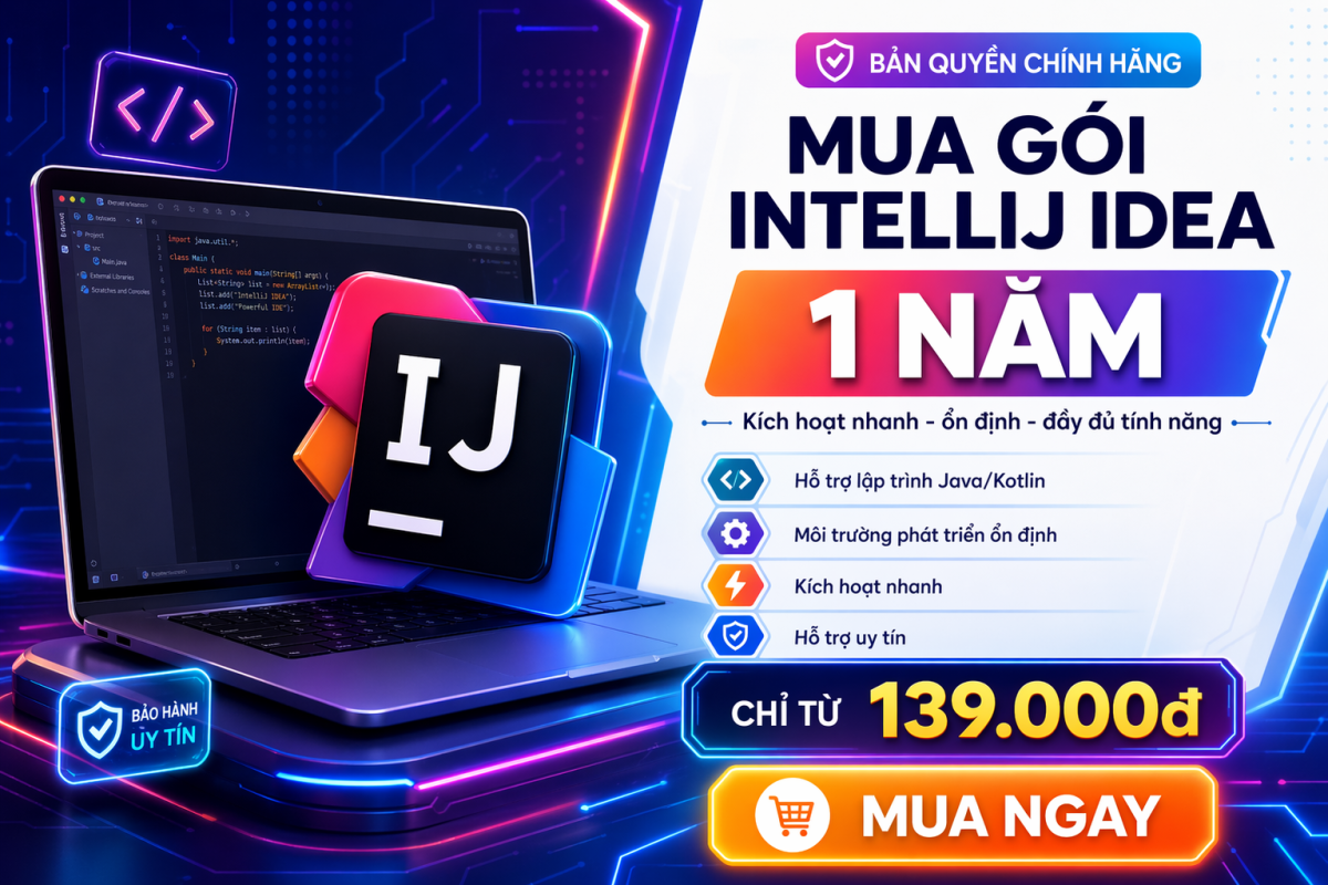 IntelliJ IDEA 1 Năm – IDE Dành Cho Người Muốn Code Nghiêm Túc, Không Muốn Mất Thời Gian Vì Công Cụ
