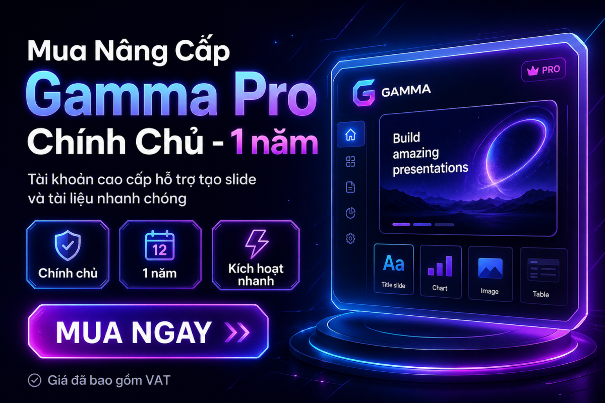 Gamma Pro 1 Năm – Khi Cách Bạn Trình Bày Ý Tưởng Quan Trọng Không Kém Chính Ý Tưởng Đó