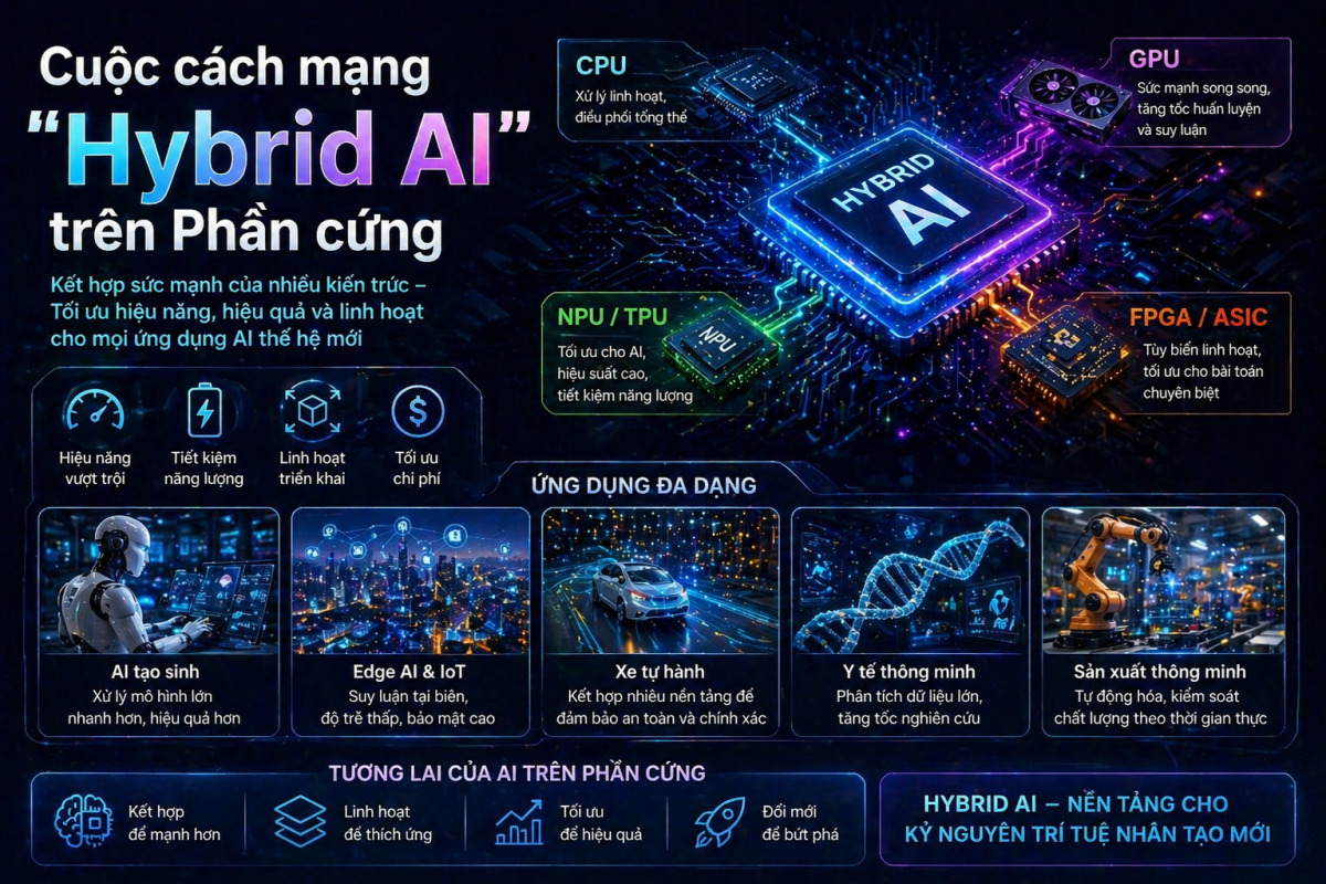 Cuộc Cách Mạng “Hybrid AI” Trên Phần Cứng: Ai Chậm Sẽ Mất Lợi Thế