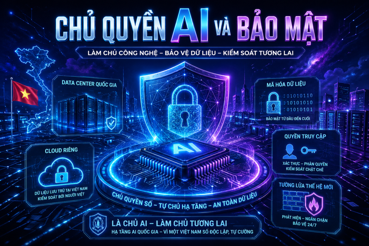 Chủ quyền AI và bảo mật: Ai kiểm soát dữ liệu sẽ thắng?