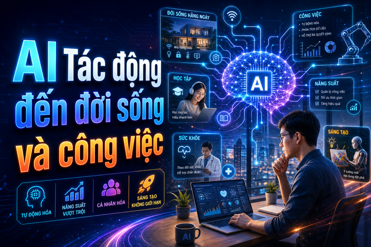 Tác động đến đời sống và công việc: AI đang thay đổi chúng ta thế nào?