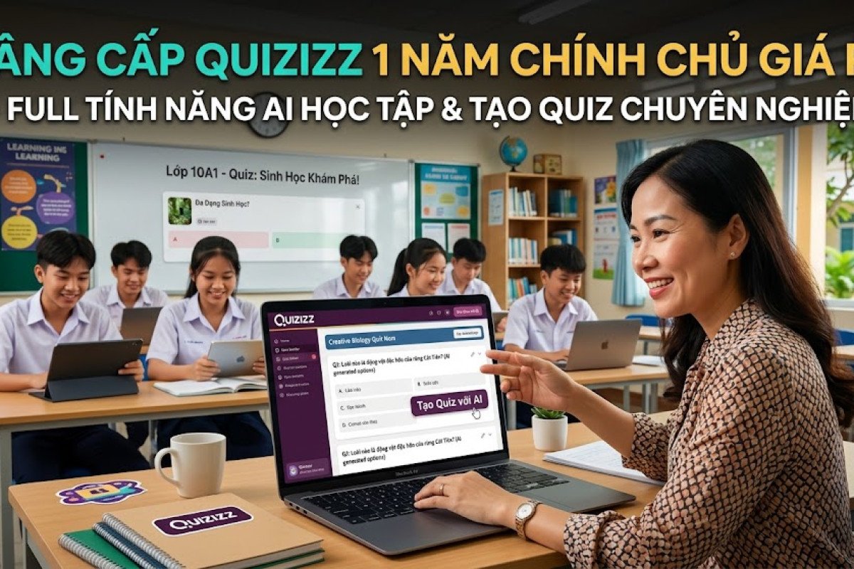 Nâng Cấp Quizizz 1 Năm Chính Chủ Giá Rẻ