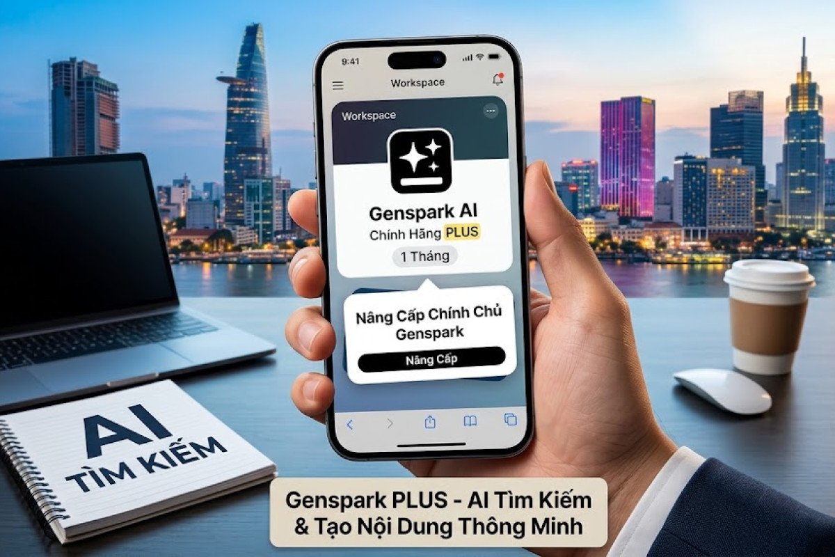 Nâng Cấp Chính Chủ Genspark 1 Tháng – Chính Hãng PLUS | AI Tìm Kiếm & Tạo Nội Dung Thông Minh