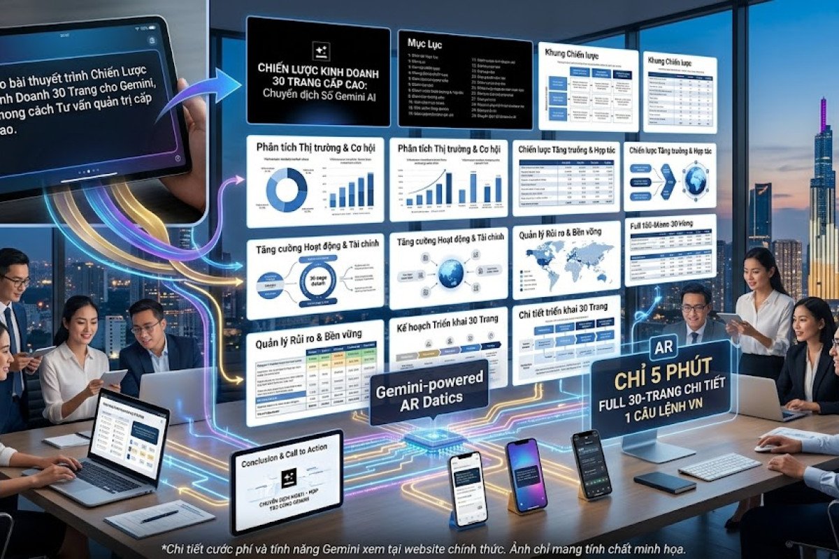 TẠM BIỆT PowerPoint! Gemini Có Thể Làm 30 Trang Slide Chỉ Trong 5 Phút Chỉ Với 1 Câu Lệnh ?