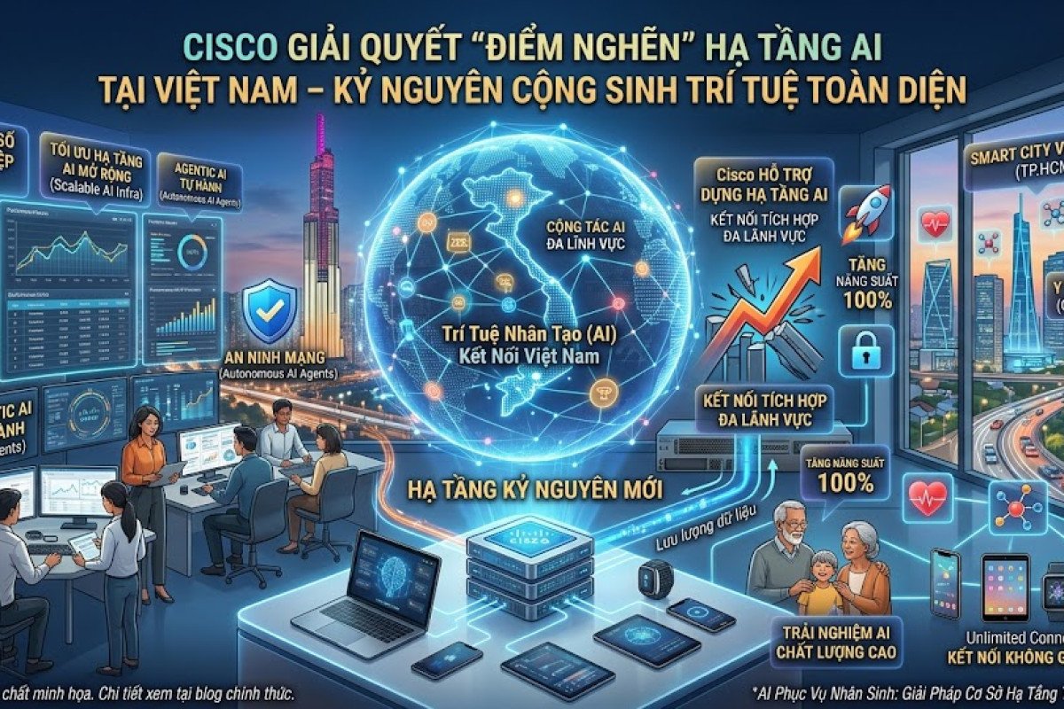 Cisco Muốn Giải Quyết “Điểm Nghẽn” Hạ Tầng AI Tại Việt Nam