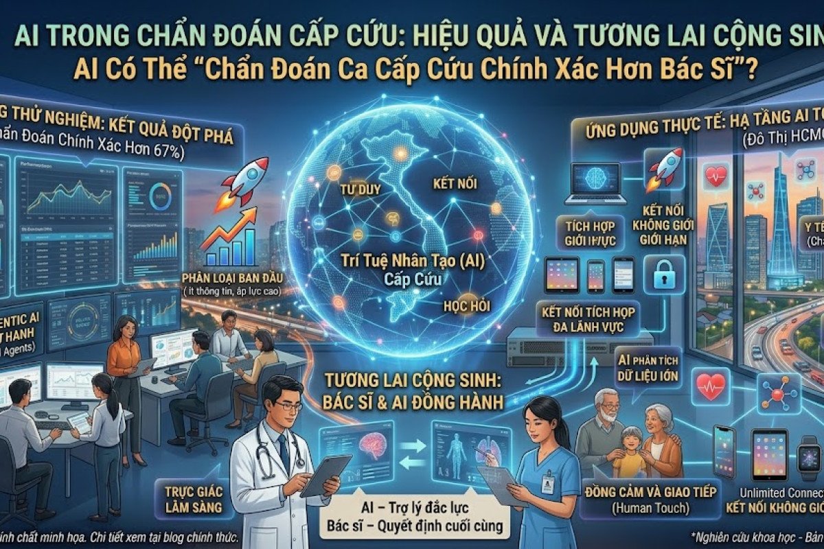 AI Có Thể “Chẩn Đoán Ca Cấp Cứu Chính Xác Hơn Bác Sĩ”?