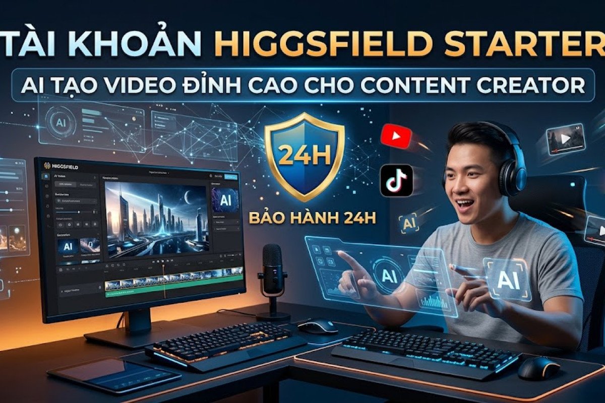 Tài Khoản Higgsfield Starter (Bảo Hành 24H) – AI Tạo Video Đỉnh Cao Cho Content Creator