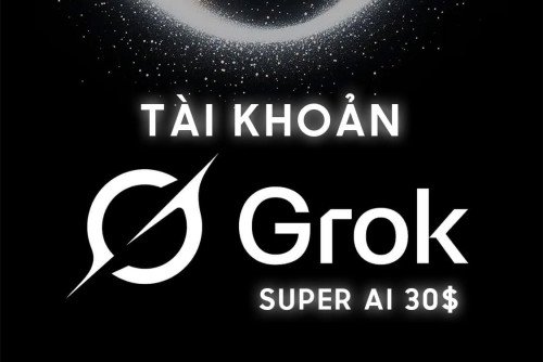 Tài khoản Grok AI 3 Cấp Sẵn 1 Tháng giá rẻ