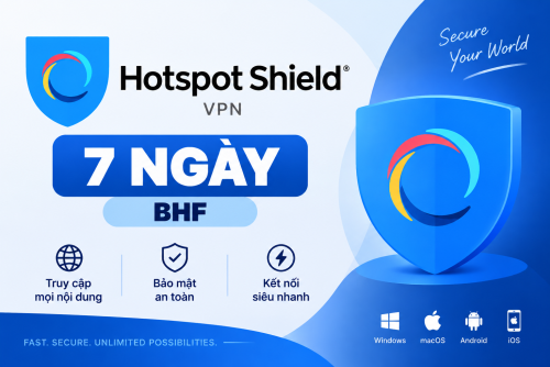 Tài khoản Hotspot Shield VPN Giá Rẻ 7 Ngày